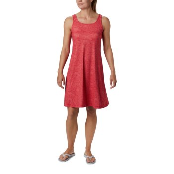 Columbia PFG Freezer III, Vestidos Rojos Para Mujer | 671428-GWA